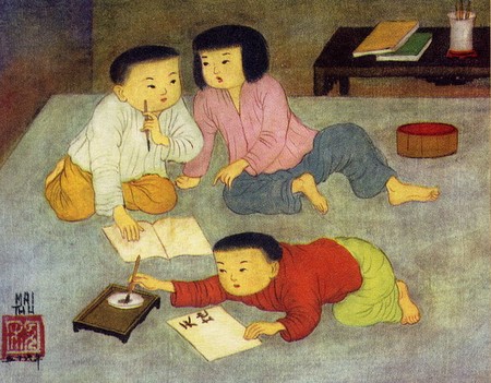 Tranh trẻ em của Mai Trung Thứ