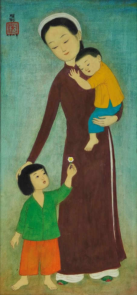 Tranh của Mai Trung Tư