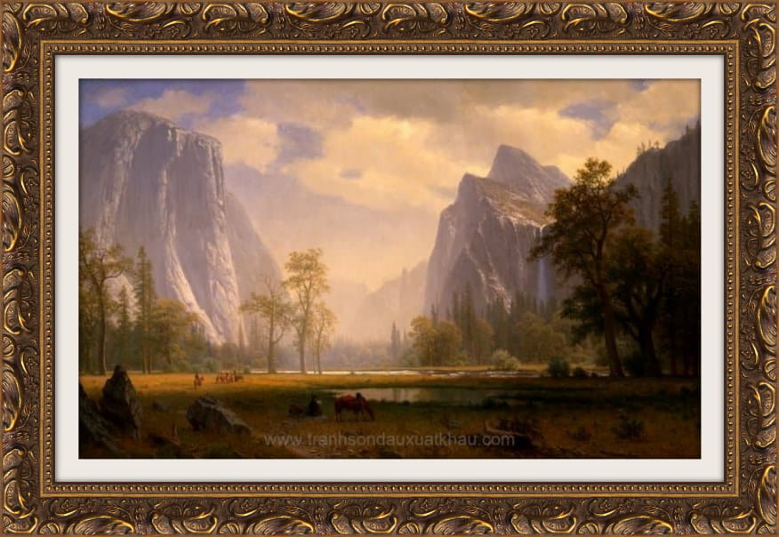 Looking Up the Yosemite Valley