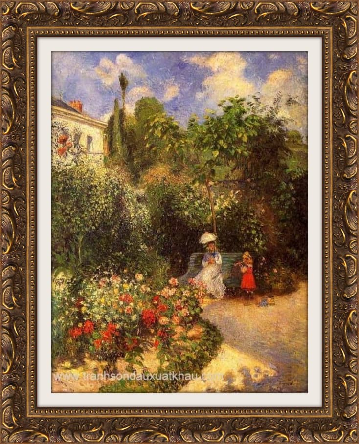In the Garden of Les Mathurins at Pontoise