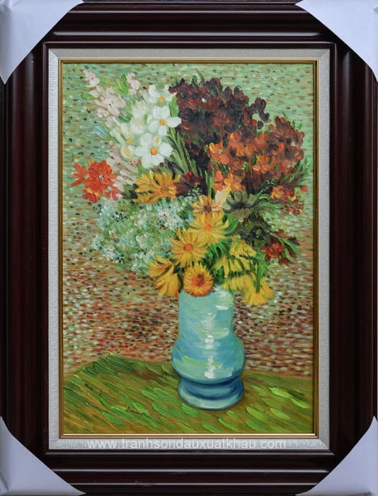 Vase with Daisies and Anemones - KHO-0119